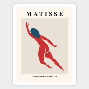 Henri Matisse the Dance Exhibition Design, Reworked Matisse Painting, Men Women Tshirt Sticker Art Print Poster Sticker